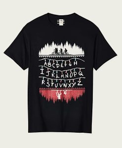 Stranger Things Men's Alphabet Lights t-shirt