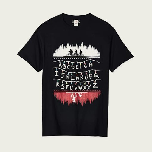 Stranger Things Men's Alphabet Lights t-shirt