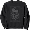 The Lovers Tarot Card Occult Goth Halloween Gothic sweatshirt