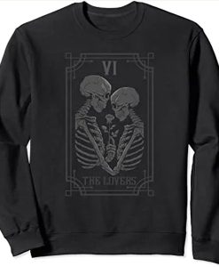 The Lovers Tarot Card Occult Goth Halloween Gothic sweatshirt