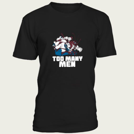 Too Many Men t-shirt