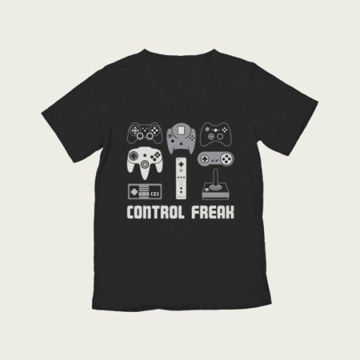 Video Game Control Freak Gamer t-shirt