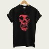 Ashton Irwin Misfits Red Distressed Skull t-shirt