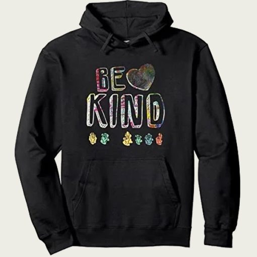 Be Kind Hand Alphabet Gift hoodie