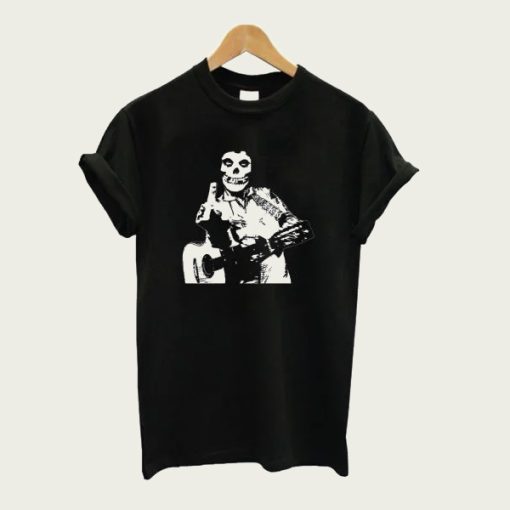 Johnny Cash The Misfits Middle Finger t-shirt