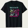 MTV Logo with abstract funky new Wave Lines t-shirt
