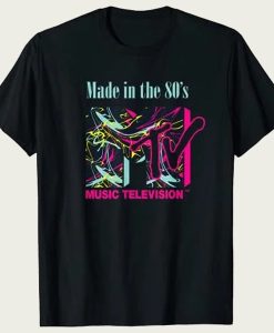 MTV Logo with abstract funky new Wave Lines t-shirt