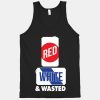 Red White and Wasted tank top