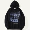 Retro Dark Streetwear Graphic hoodie