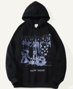 Retro Dark Streetwear Graphic hoodie