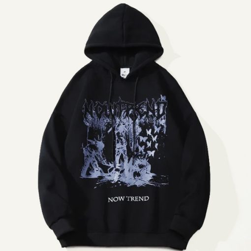 Retro Dark Streetwear Graphic hoodie