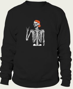 Skeleton Hand Rock sweatshirt