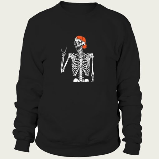 Skeleton Hand Rock sweatshirt