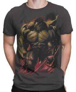 Smoldering Incredible Hulk t-shirt