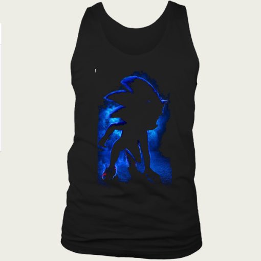 Sonic Cartoon Hedgehog tank top