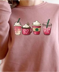 Valentine Coffee Heart sweatshirt