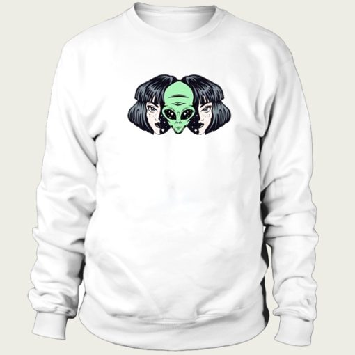 Alien Inside Human Girl sweatshirt