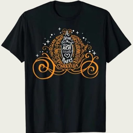 Cinderella Halloween Pumpkin Coach t-shirt