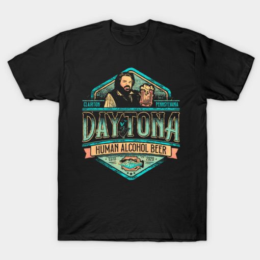 Daytona Human Alcohol Beer t-shirt