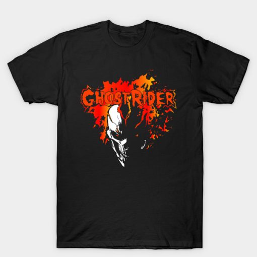 Ghost Rider with HELL CHARGER PUNK t-shirt