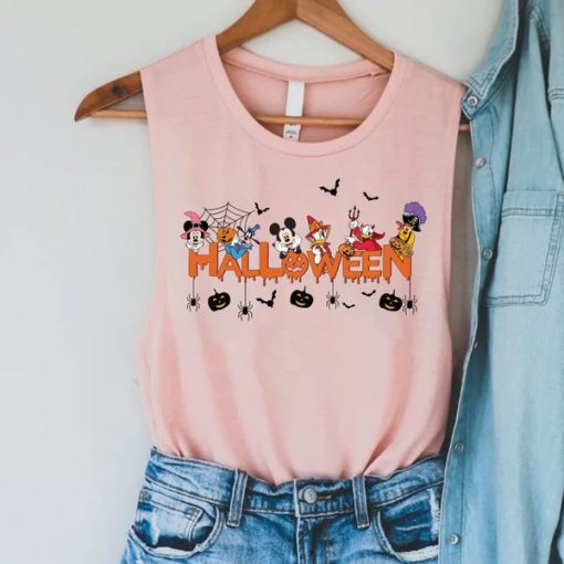 Halloween Mickey And Friends tank top