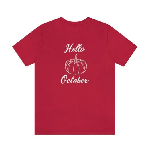 Hello October Unisex t-shirt