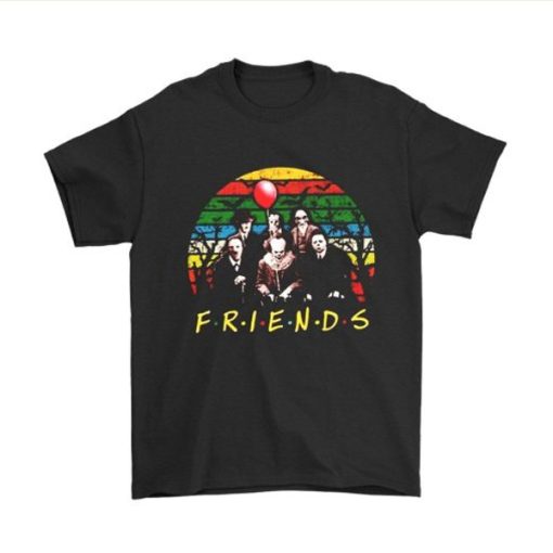 Horror Killer Squad It Myers Jason Friends Parody Halloween t-shirt