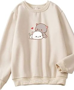 Kawaii Cartoon Cute Cat Graphic Casual sweatshirt