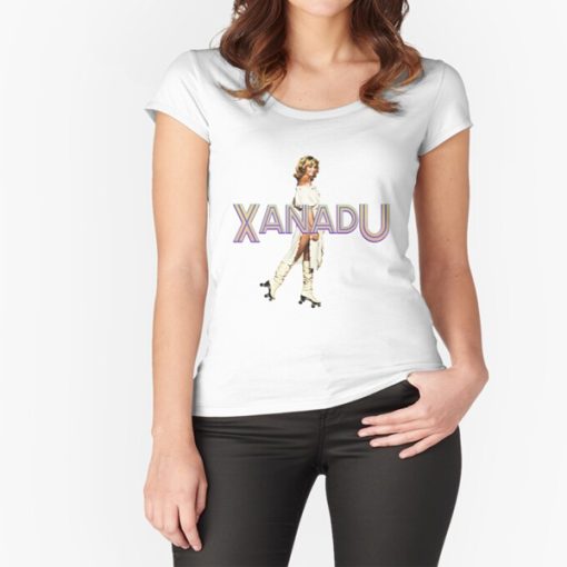 Olivia Newton John Xanadu Roller Skating t-shirt