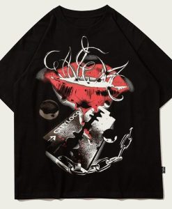 Red Lips Blade t-shirt