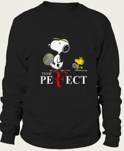 Roger federer snoopy team perfect sweatshirt