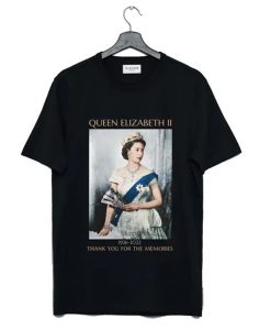 The Queen Elizabeth Ii Young Thank You For The Memories t-shirt