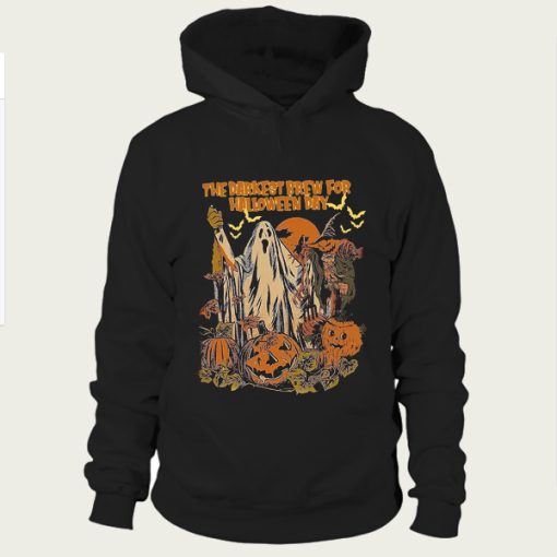 Vintage The Darkest Brew For Halloween Day hoodie