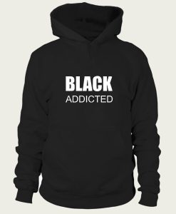 black addicted hoodie