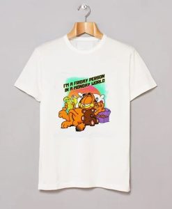 Garfield Mens’ I’m A Friday Person In A Monday World t-shirt