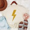 Gold Lightning Bolt t-shirt