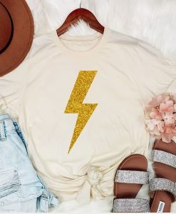 Gold Lightning Bolt t-shirt