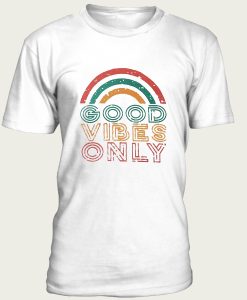 Good Vibes Only Rainbow t-shirt