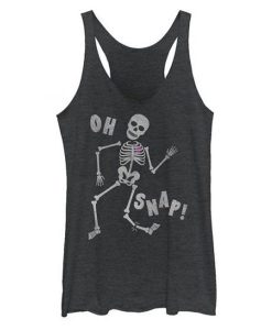 Halloween Oh Snap Skeleton tank top