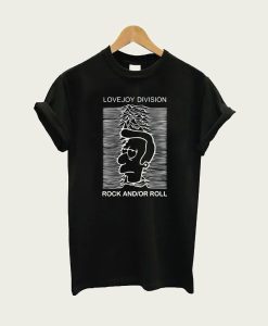 HomeHomer Simpson Lovejoy Division Rock And Or Roll t-shirtr Simpson Lovejoy Division Rock And Or Roll t-shirt