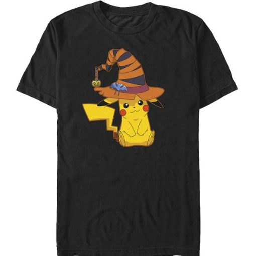 Pikachu Halloween Witch t-shirt