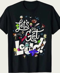 The Loud House Let’s Get Loud Character Collage t-shirt