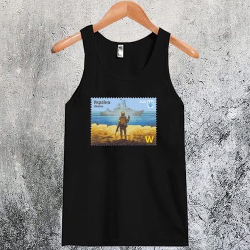 Ukraine Postage Stamp Ukrainian tank top