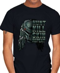 Hunt kill skin repeat t-shirt