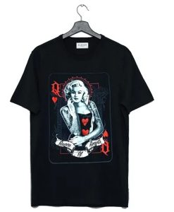 Marilyn Monroe Queen of Hearts t-shirt