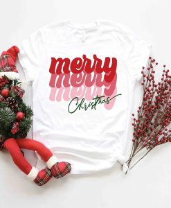 Merry Christmas Retro t-shirt