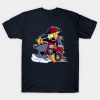 the Simpsons with Plow Fink t-shirt