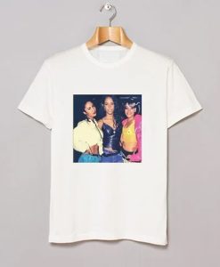 Aaliyah Selena Left Eye t-shirt