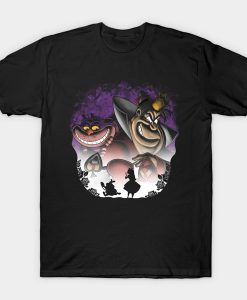 Alice in Wonderland villains t-shirt