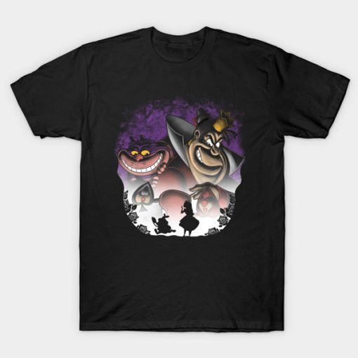 Alice in Wonderland villains t-shirt